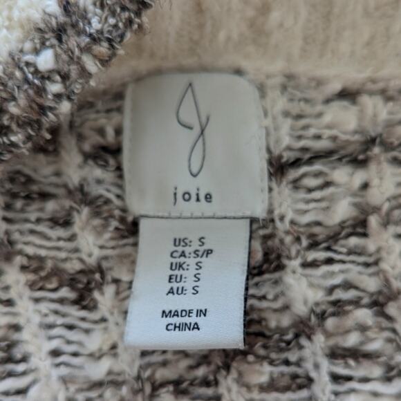 Joie Aztec Pattern Open Cardigan Duster ~ Pink Cream Beige Small cozy - Picture 5 of 8